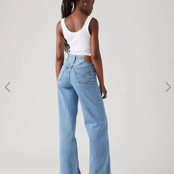 Levi's Ribcage Wide Leg Jeans - Picture 2 of 7